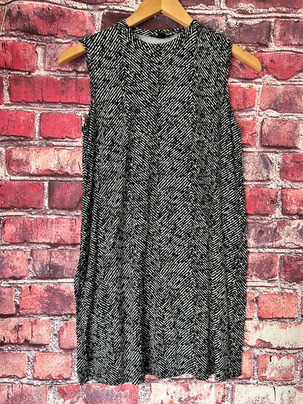 J. Jill Wearever Sleeveless A-Line Herringbone Dress XSP